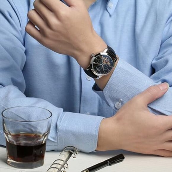 TSS Men’s Analog Watch (Black) - Picture 10 of 10